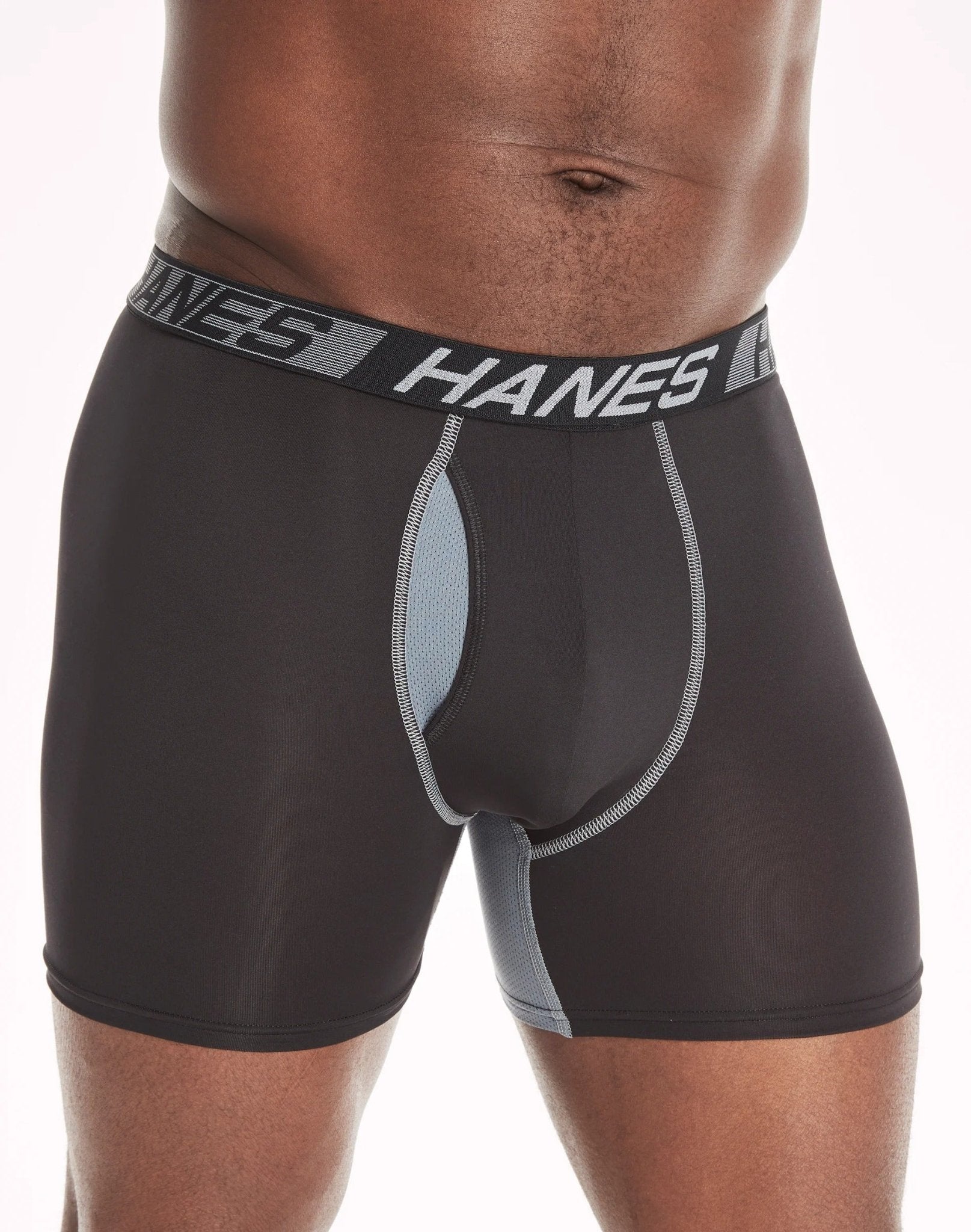 Hanes X - Temp Total Support Pouch Men's Boxer Briefs, Anti - Chafing Underwear, 2XL 3 - Pack - ECO